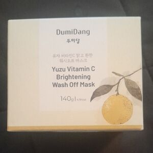 DumiDang Yuzu Vitamin C Brighrening Wash Off Mask 4.94 Oz